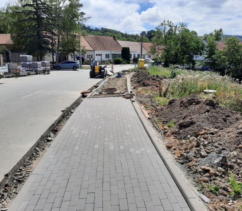 Nikolčice – zvýšení bezpečnosti chodců, II. etapa